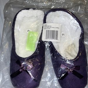 Purple Ballerina style slippers